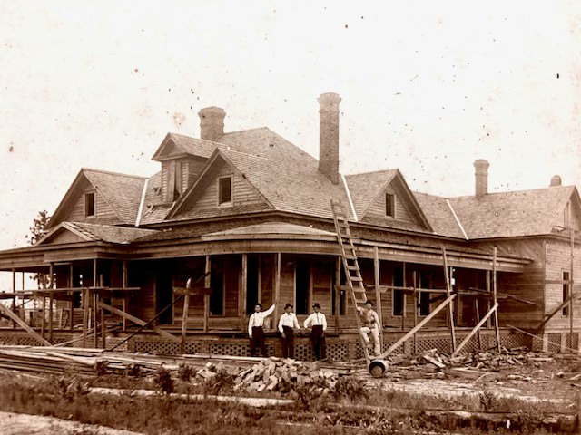 Historic Fitzgerald family house built in Phoenix, late 1800s